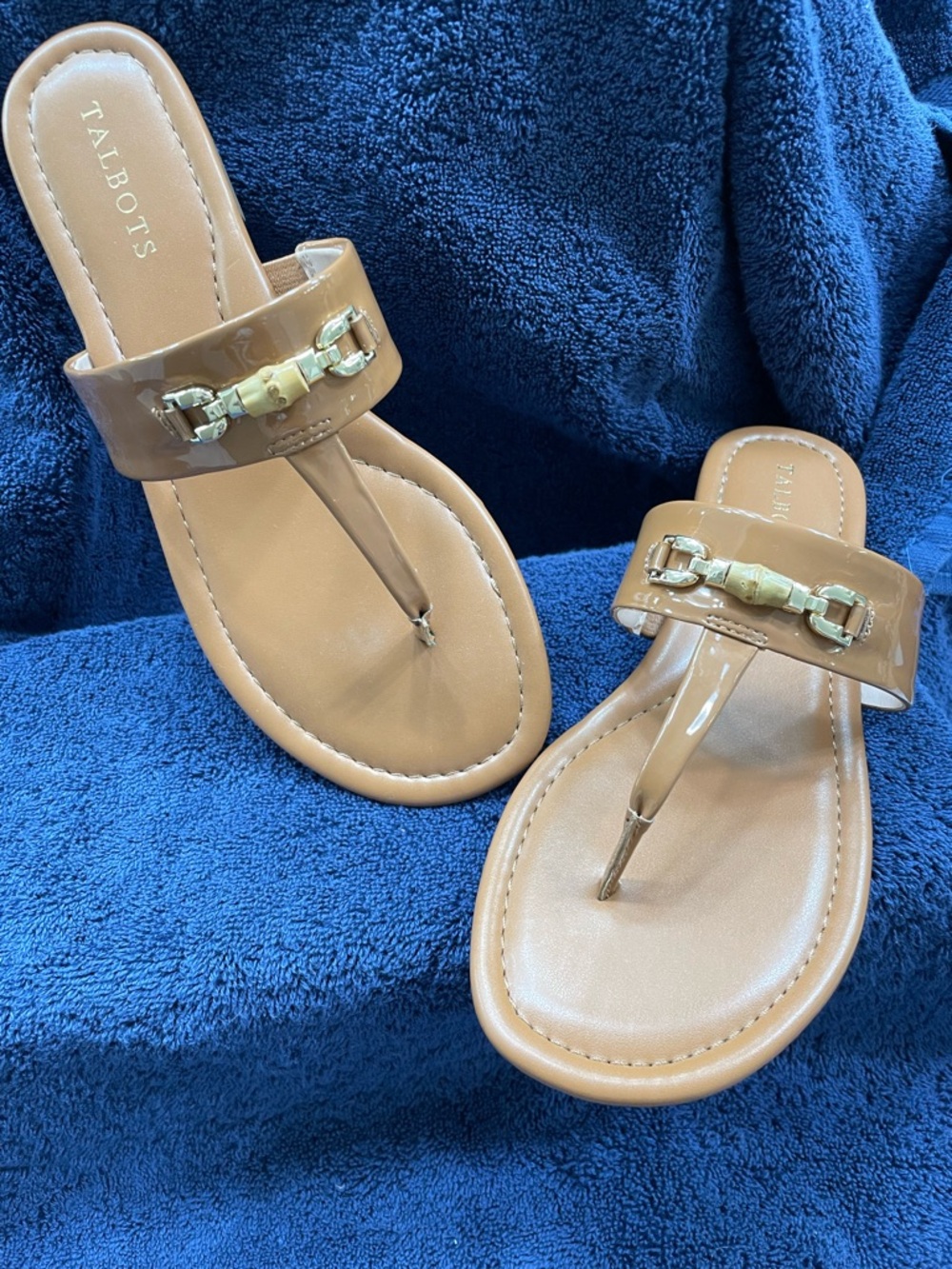 Talbots’s Tan Patten GIA Sandal - Picture 3 of 6